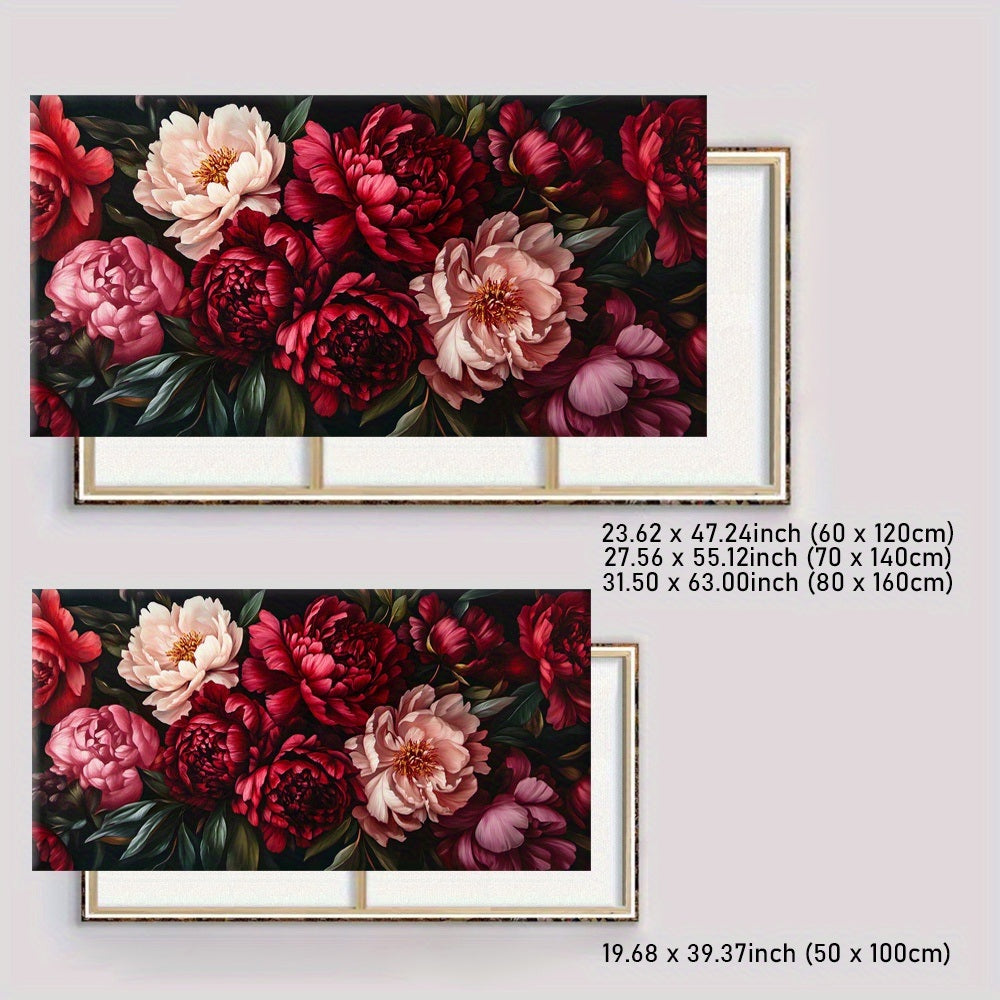 Lush Peony Canvas Vibrant Floral Art for Your Home