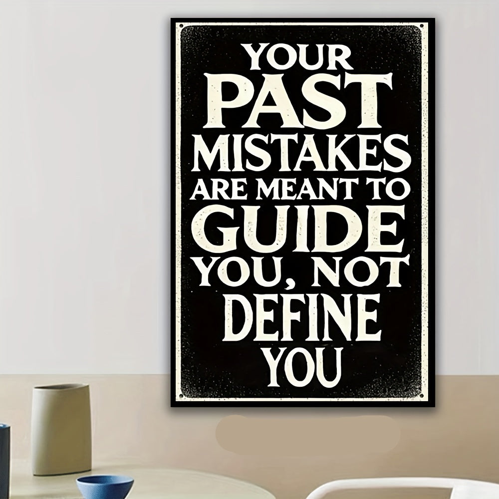 Inspire Daily Black White Motivational Canvas Art