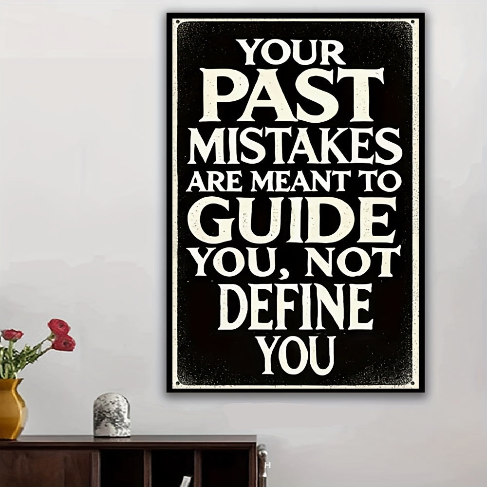 Inspire Daily Black White Motivational Canvas Art