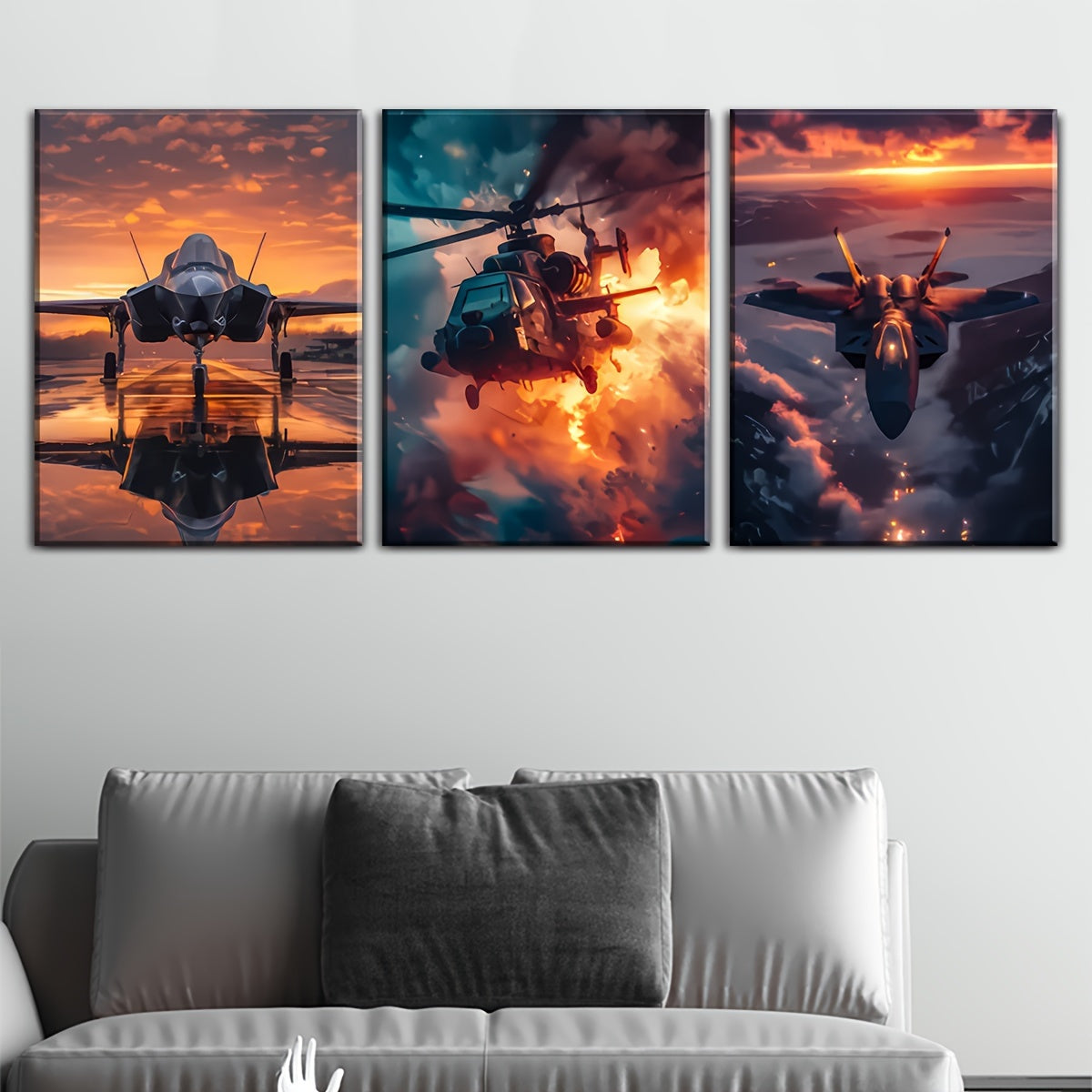 Military Aircraft Canvas Prints Aviation Art for Your Walls