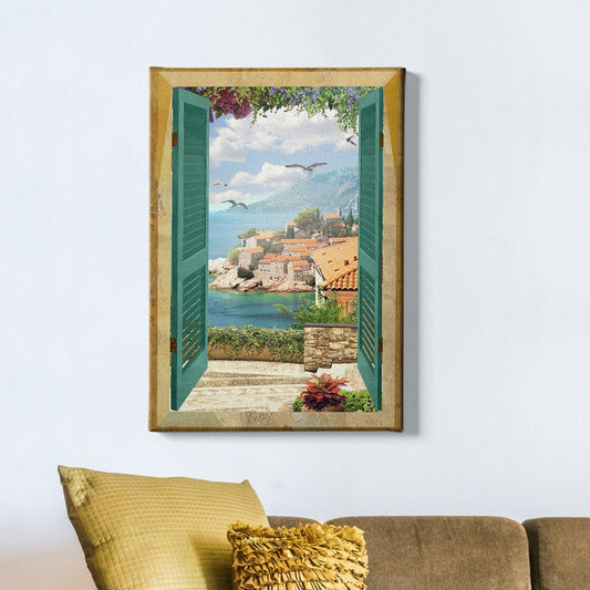 Italian Window Canvas Art