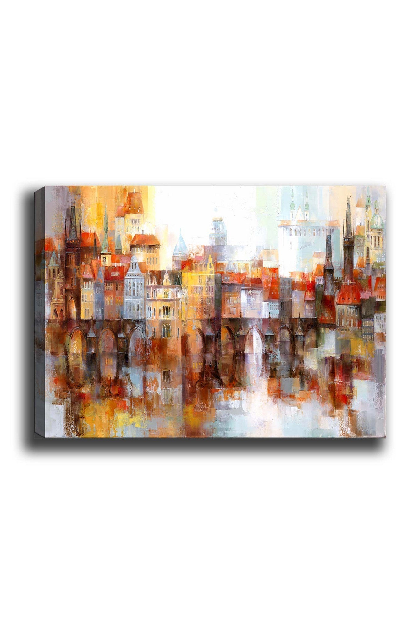 Abstract Bridge Canvas Art