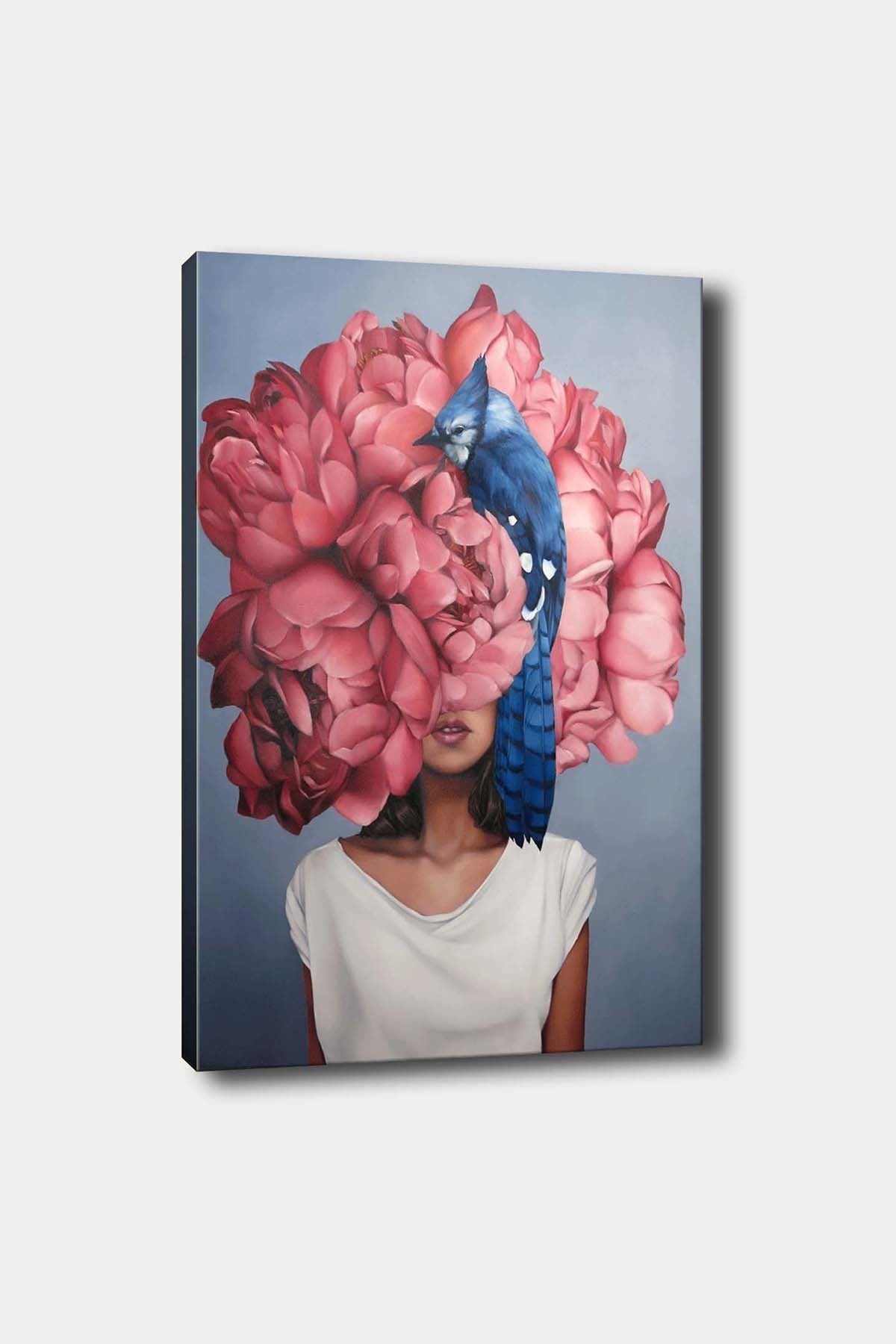 Floral Portrait Canvas Art