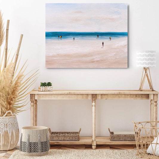Summer By The Seaside Canvas Art
