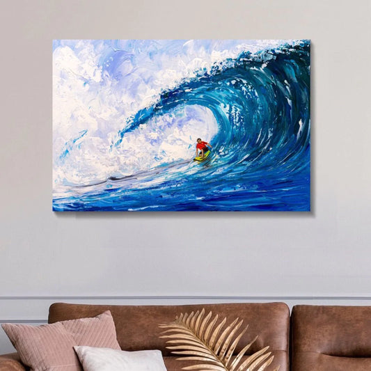 Ride The Wave Canvas Art