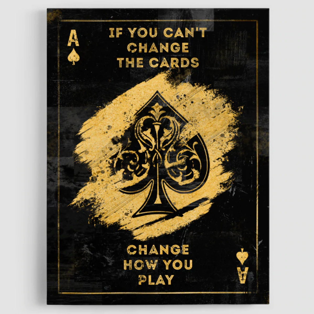 Change the Cards Canvas Art