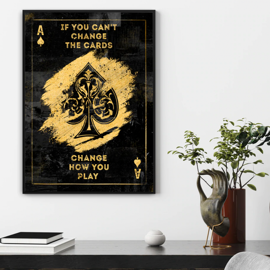 Change the Cards Canvas Art