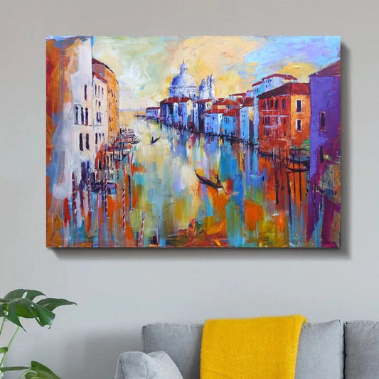 Venice By Water Canvas Art