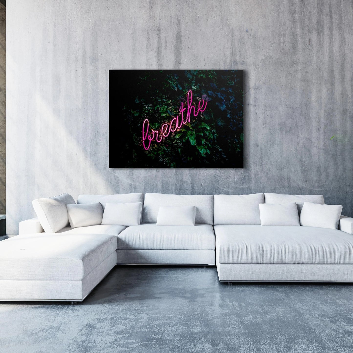 Vibrant Breathe Canvas Art