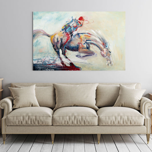 Horse Rodeo Canvas Art