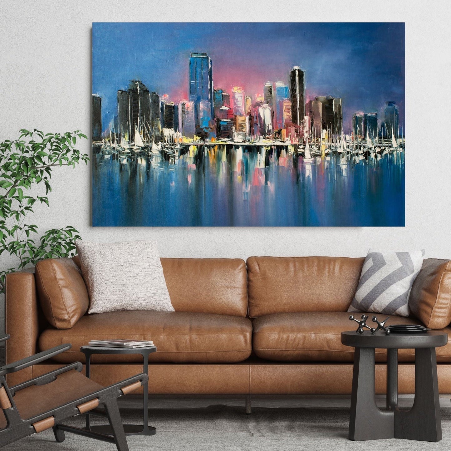 The Viewing Point Building Canvas Art