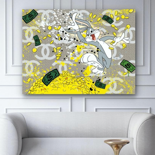 Bugs in the Money Canvas Art
