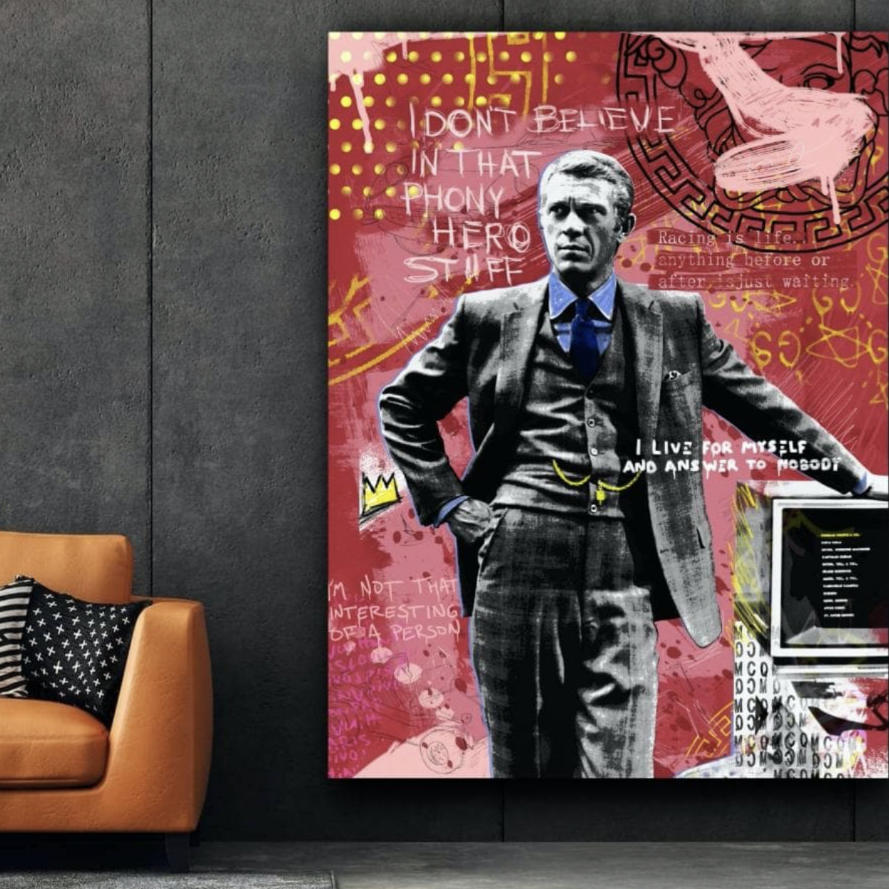 The Great McQueen Canvas Art