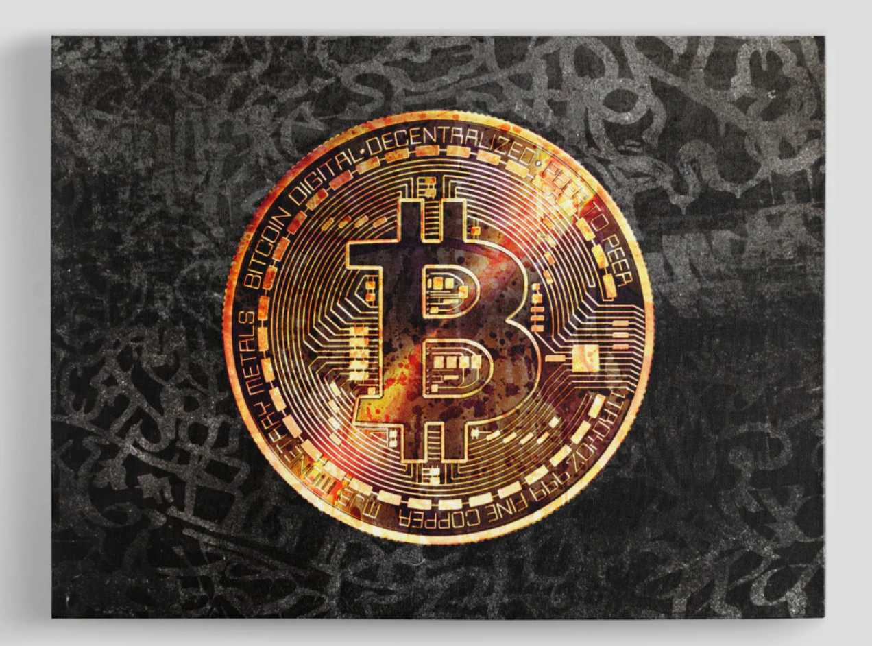 The Bitcoin Canvas Art