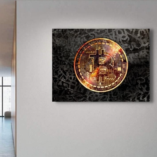 The Bitcoin Canvas Art
