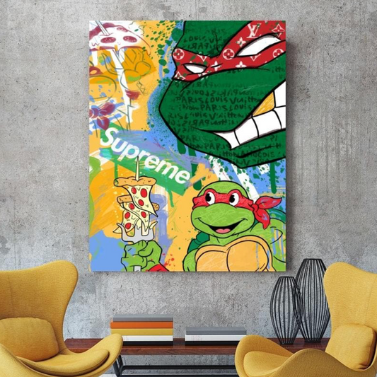 The Designer Turtles Canvas Art