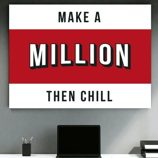 Mill then Chill Canvas Art