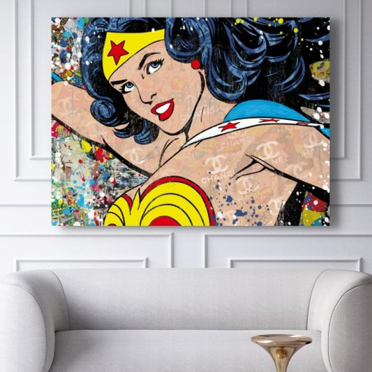 Designer Superwoman Canvas Art