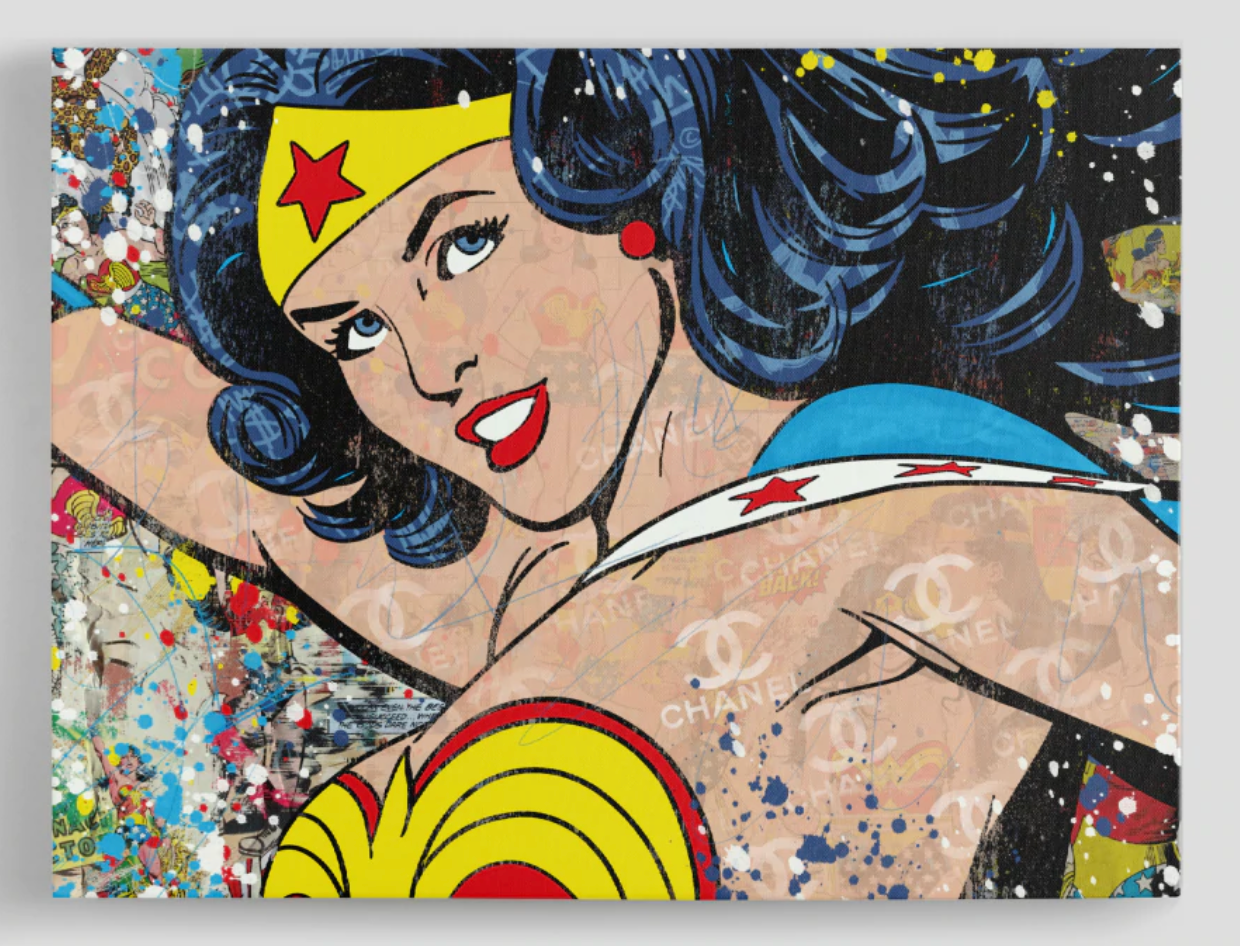 Designer Superwoman Canvas Art