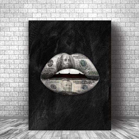 The Money Kiss Canvas Art