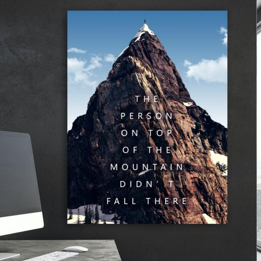 The Top of the Mountain Canvas Art