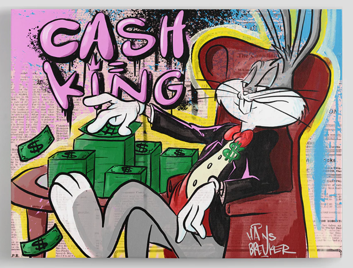 The Cash King Canvas Art