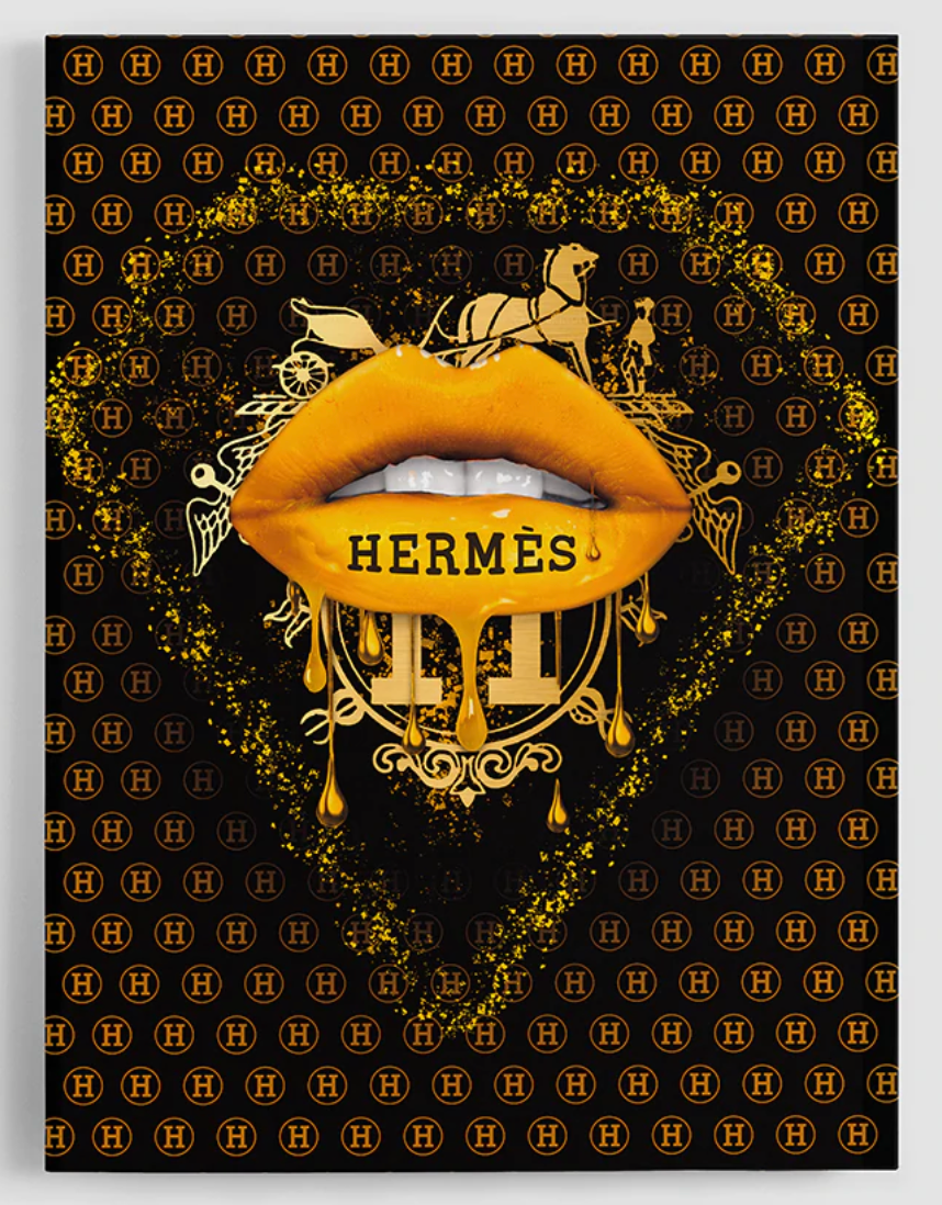 The Hermes Kiss Canvas Art