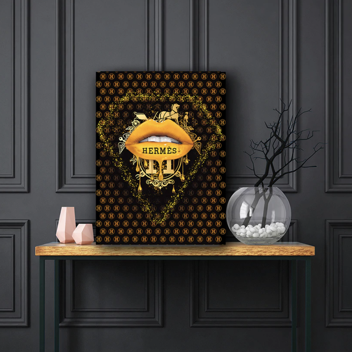 The Hermes Kiss Canvas Art