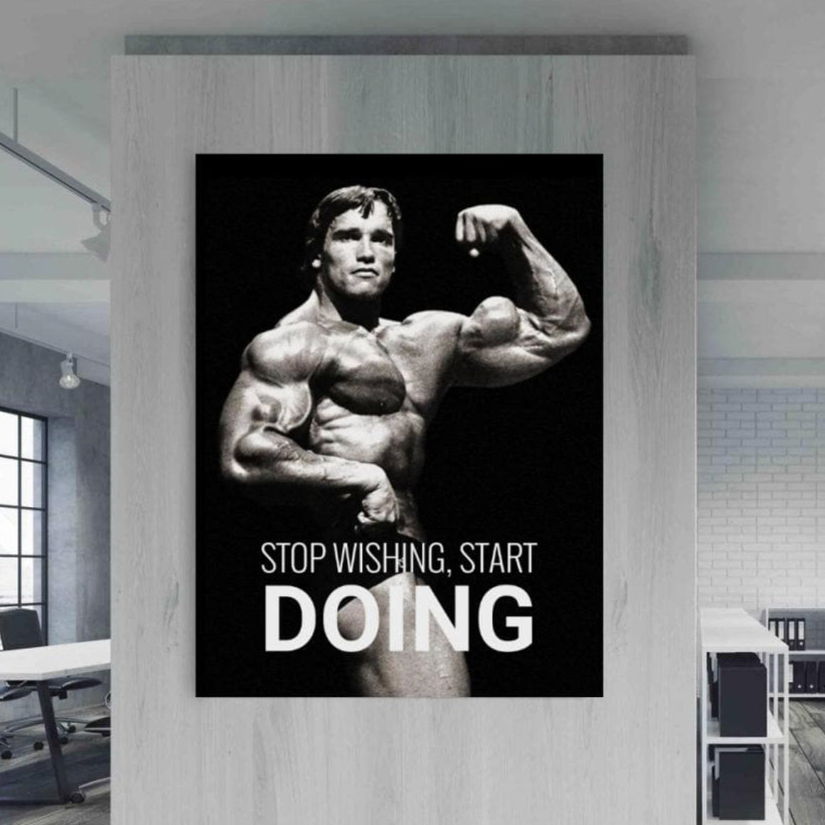 Start Doing Gym Motivation Canvas Art