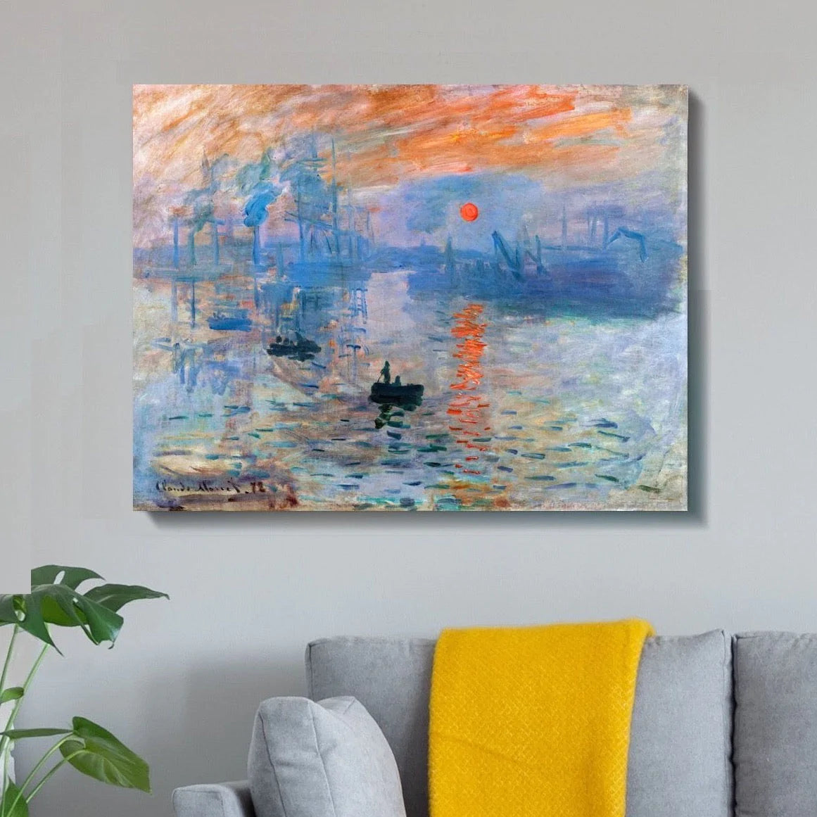 The Burning Night Canvas Art