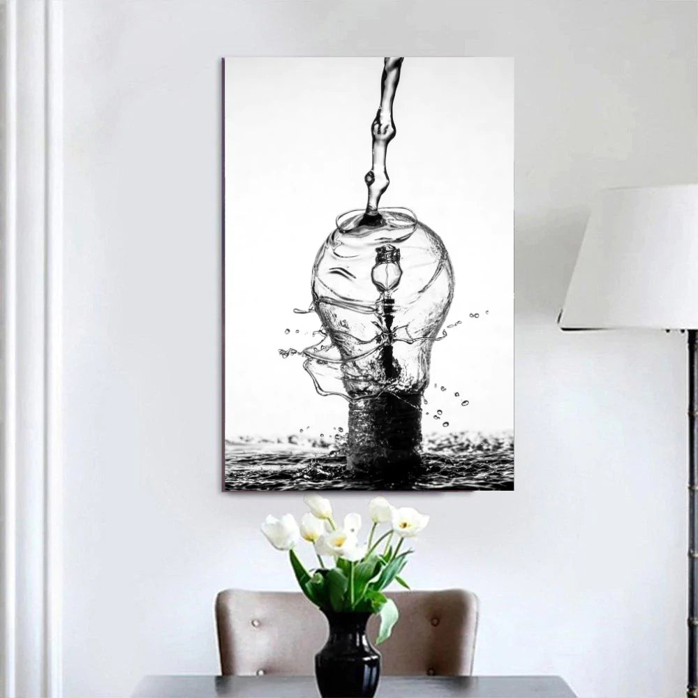 Idea Water Drop Art Canvas