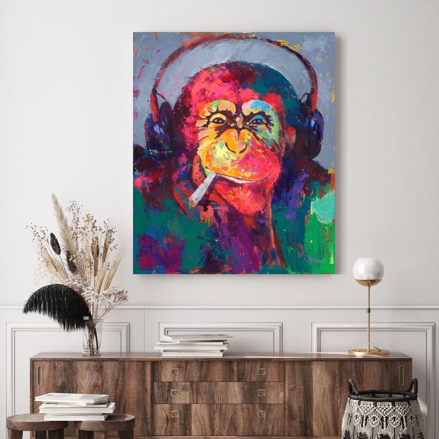 Cheeky Monkey Canvas Art