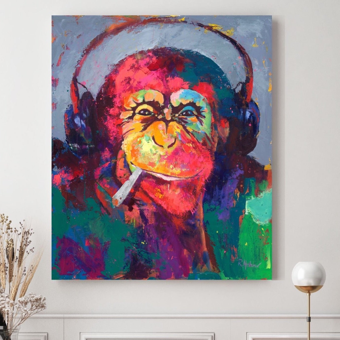 Cheeky Monkey Canvas Art