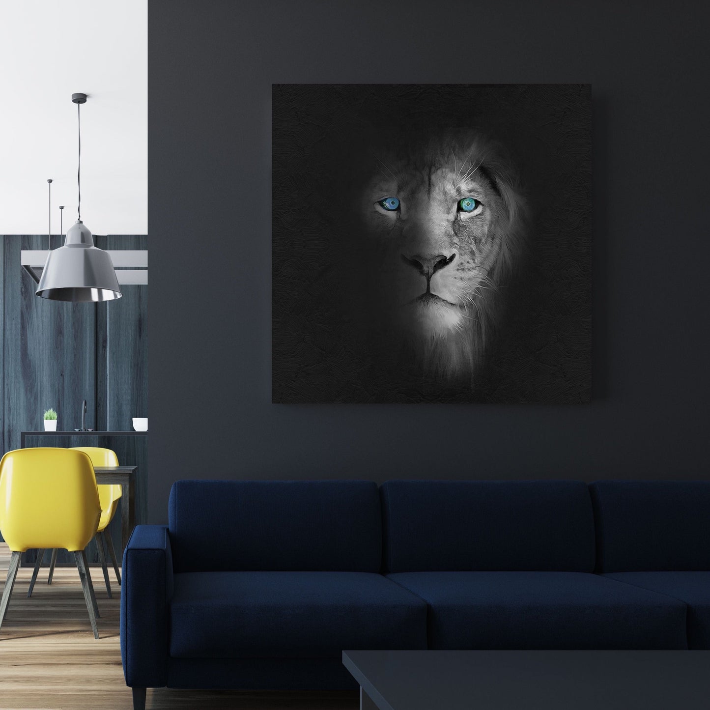 The Lion Canvas Art