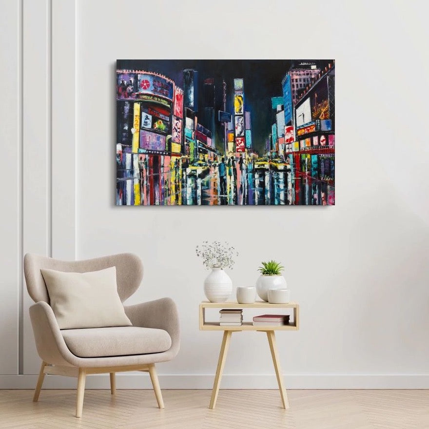 Times Square Canvas Art