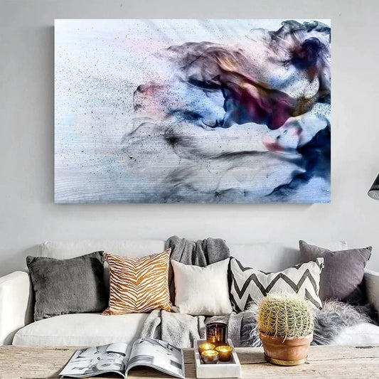 Underwater Ink Canvas Art