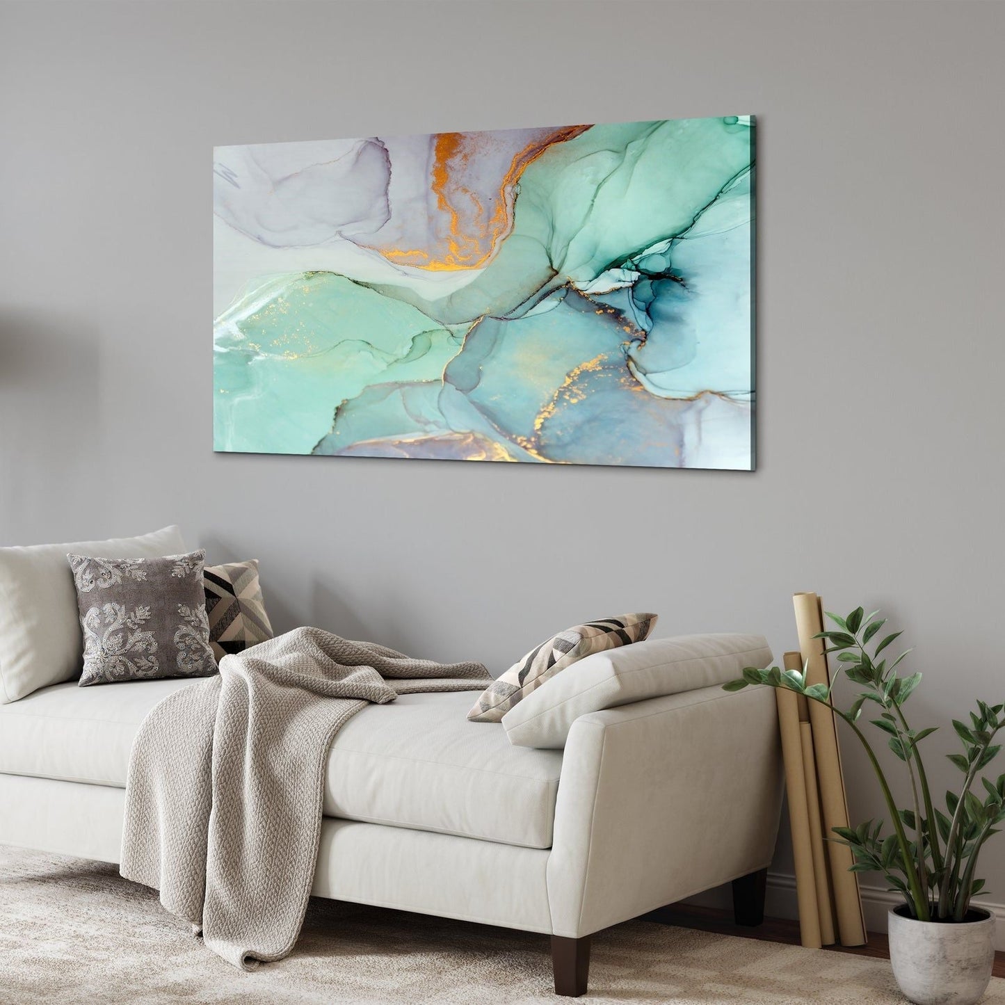 Pastel Marble Canvas Art