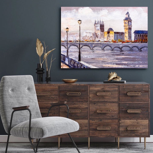 The River Canvas Art